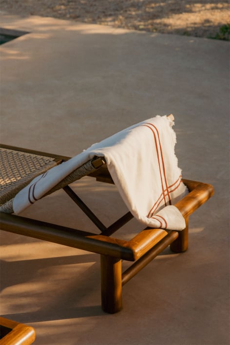 Serviette de plage en coton Salerno