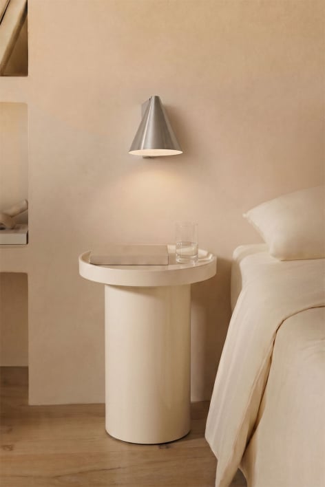 Table de chevet en MDF Cirela - ↑50 cm