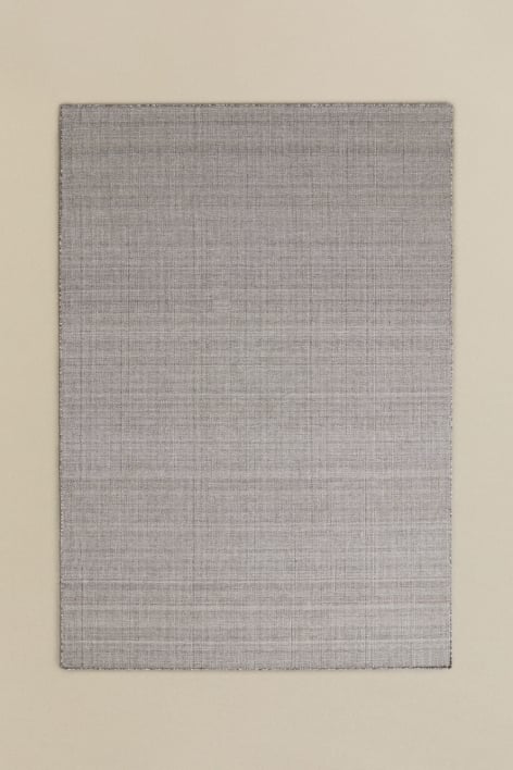 Tapis rectangulaire en polyéthylène Fadrique - Gris Taupe Clair
