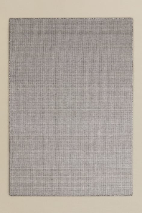 Tapis rectangulaire en polyéthylène Fadrique - Gris Taupe Clair