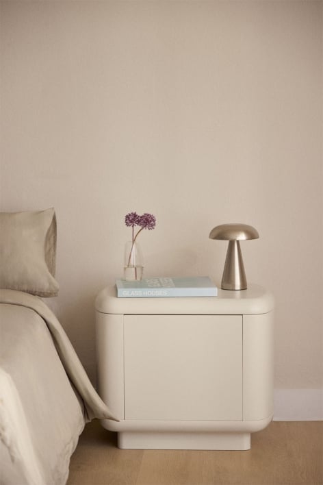 Table de chevet 55x40 cm en MDF Cixila