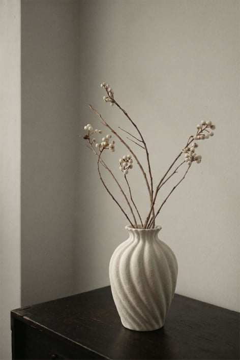 Vase en céramique Malorinto - Beige Crème
