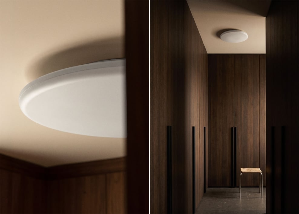 Plafonnier LED de plafond rond Tadeu