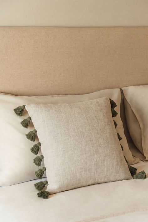 Coussin carré 45x45 cm en coton Botucau