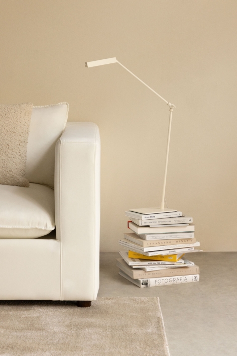 Lampe de table LED en métal Valtyn - Blanc