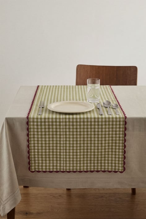Chemin de table 50x160 cm en coton Isvel