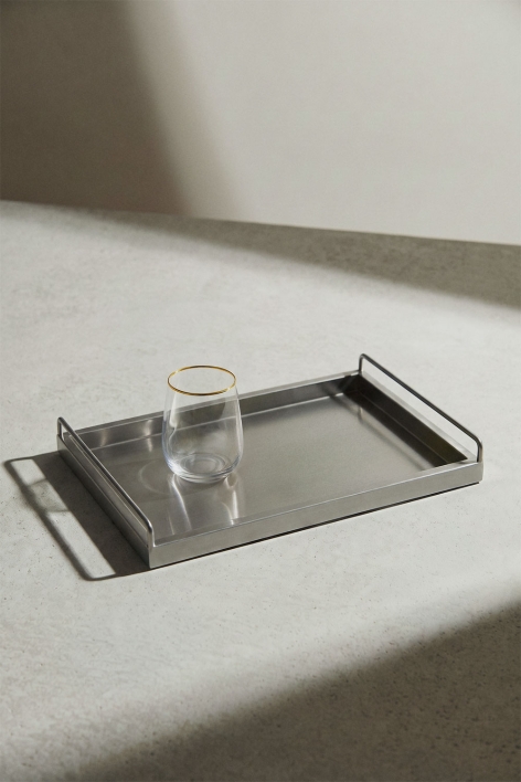 Plateau de service en acier inoxydable Wimeli