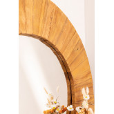Miroir rond en bois recyclé (Ø100 cm) Rand, image miniature 4