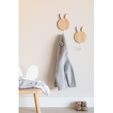 Porte Manteau Mural En Bois Pour Enfants Buny Sklum