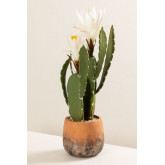 Cactus artificiel avec fleurs Cereus, image miniature 2