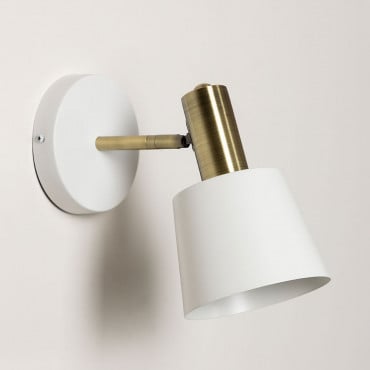 Applique En Fer Agueda Blanc - Sklum