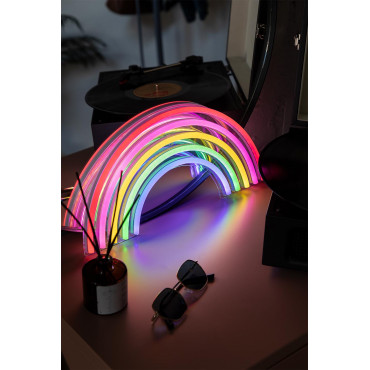 Arc-en-ciel en silicone néon x 12 - HOPTOYS