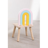 Chaise en bois Mini Rainbow Kids, image miniature 4