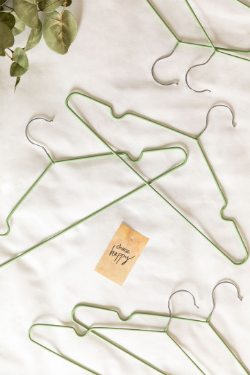 Lot De 60 Cintres Ovales Plastique Noir Pour écharpes, Cravates, Ceintures - 13.5 Cm