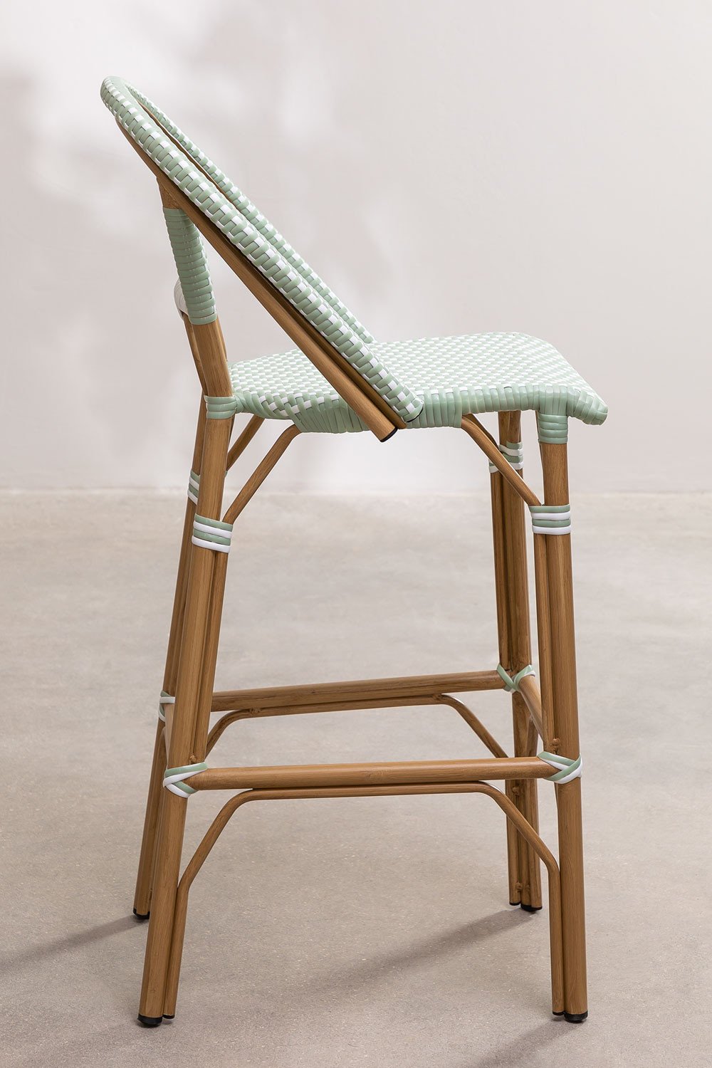 Tabouret Haut de Jardin avec Dossier (76 cm) Alisa Bistro, image de la galerie 2