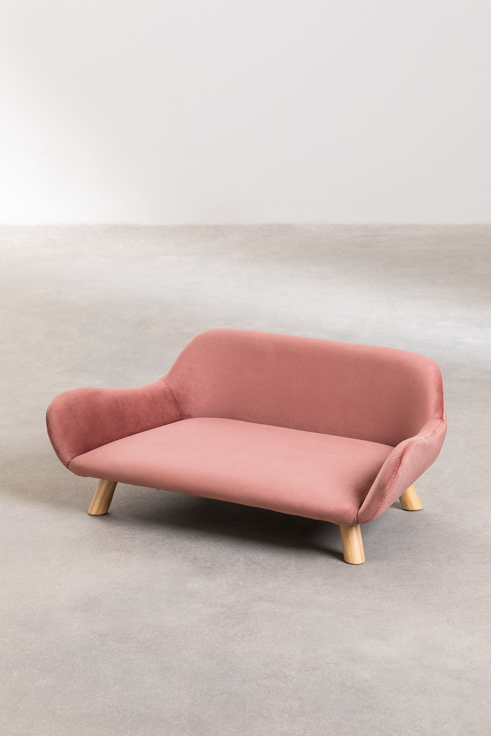 Lit pour animaux de compagnie en velours SKLUM