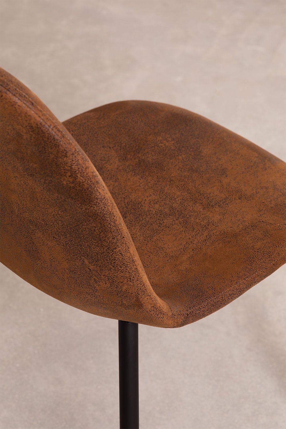 Pack de 2 chaises de salle à manger en similicuir Glamm, image de la galerie 6