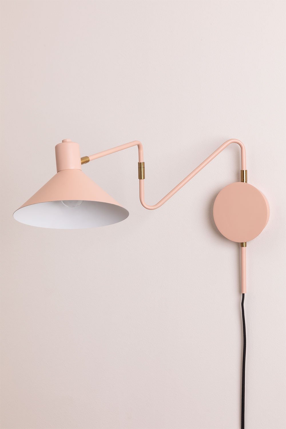 Lampe murale orientable en fer Lizz, image de la galerie 3