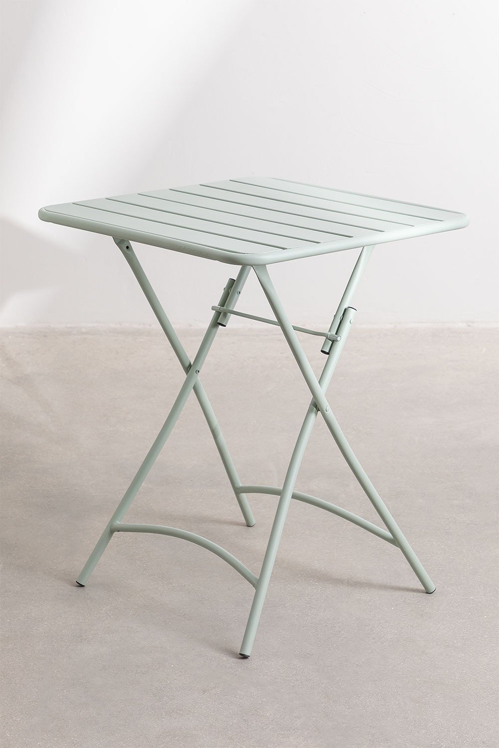 Table pliante en acier (60x60 cm) Janti, image de la galerie 1