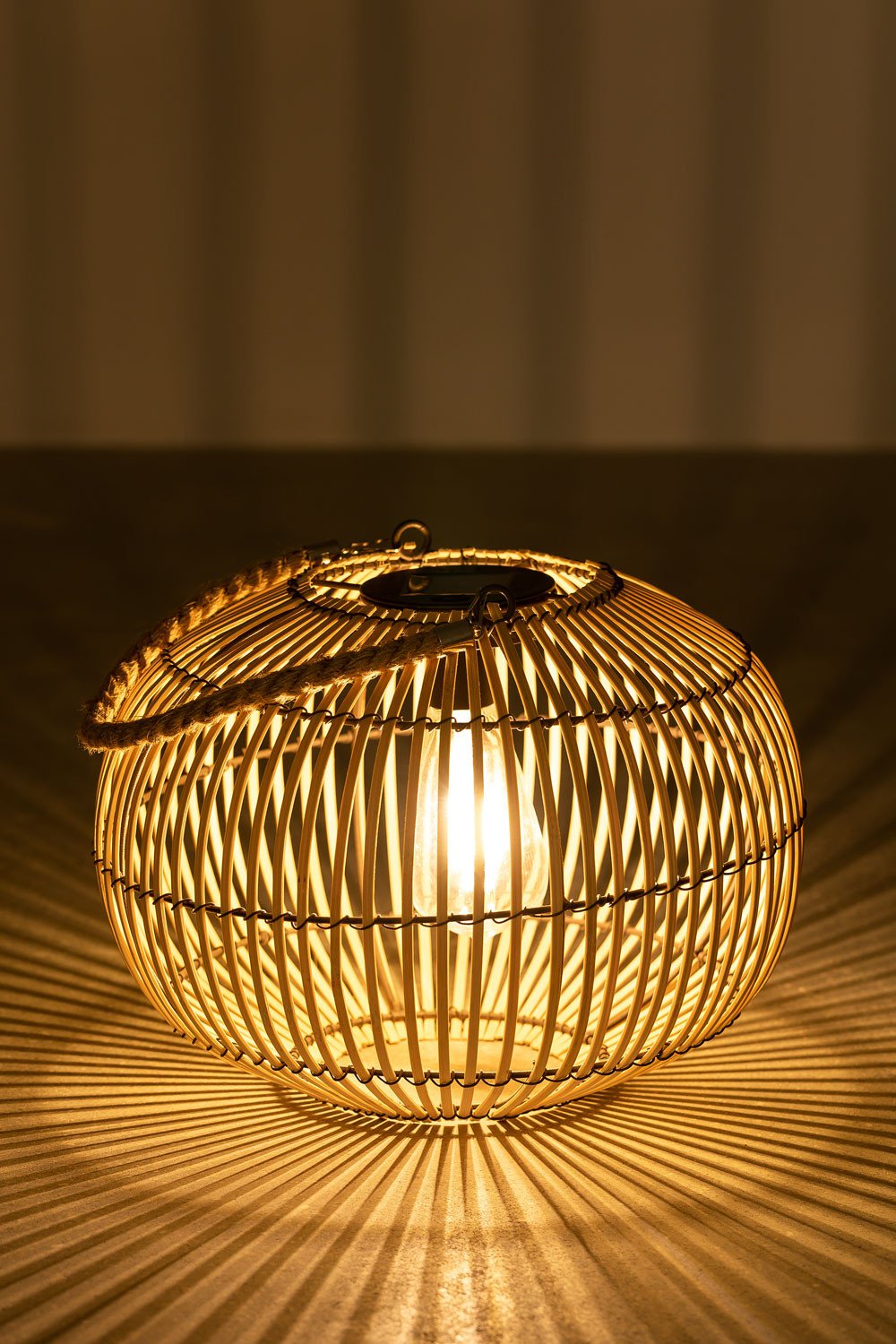 Lampe de Table Solaire à LED, Lampe de Table sans fil a Acier