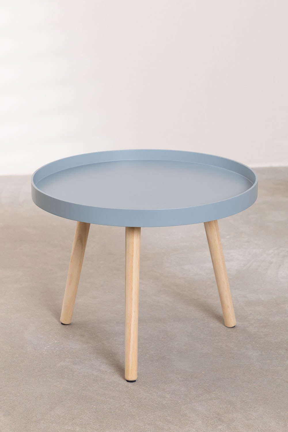Table d'Appoint Ronde en Bois (Ø50 cm) Sigma, image de la galerie 2