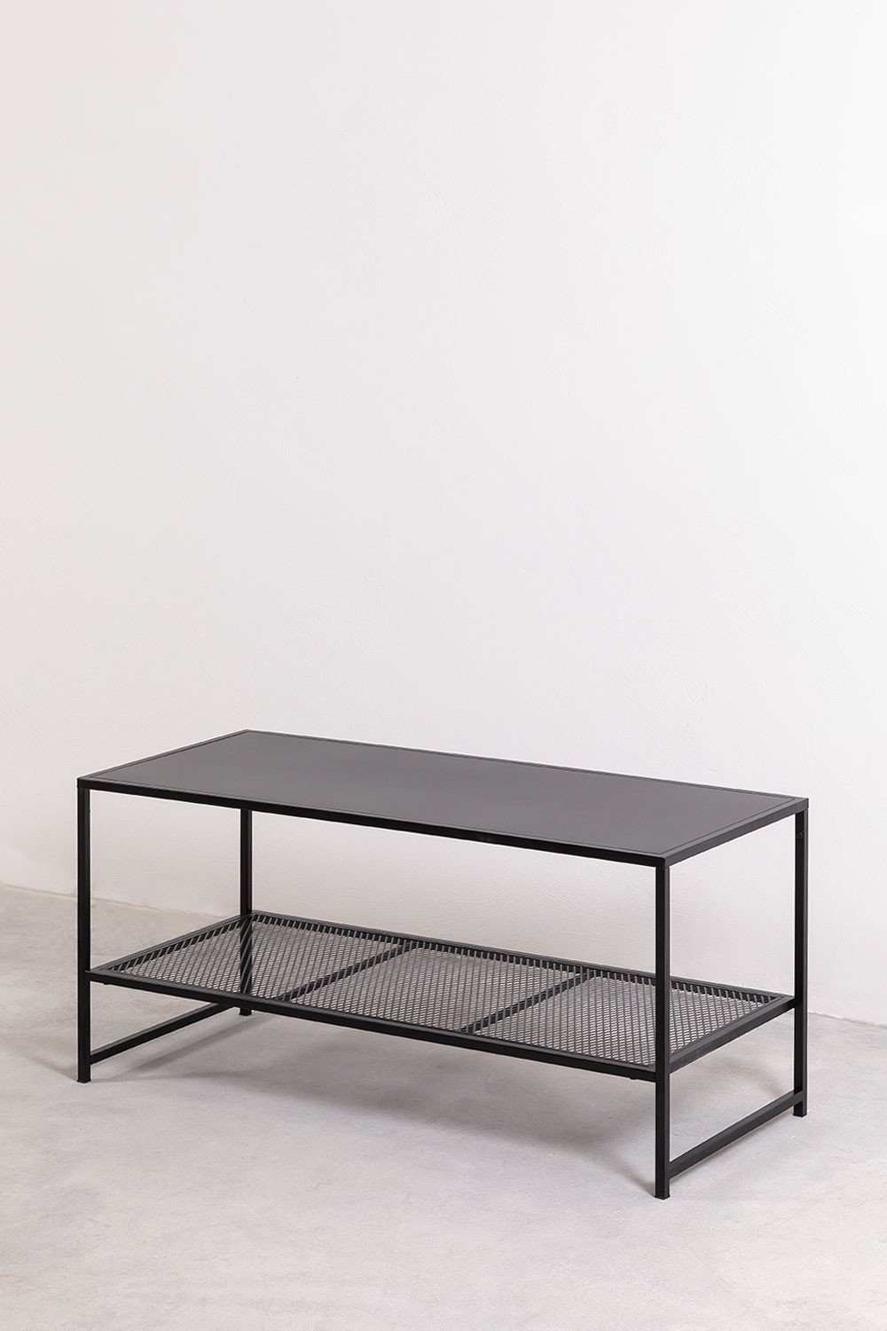 Table basse rectangulaire en acier (101,5x43 cm)Thura , image de la galerie 1