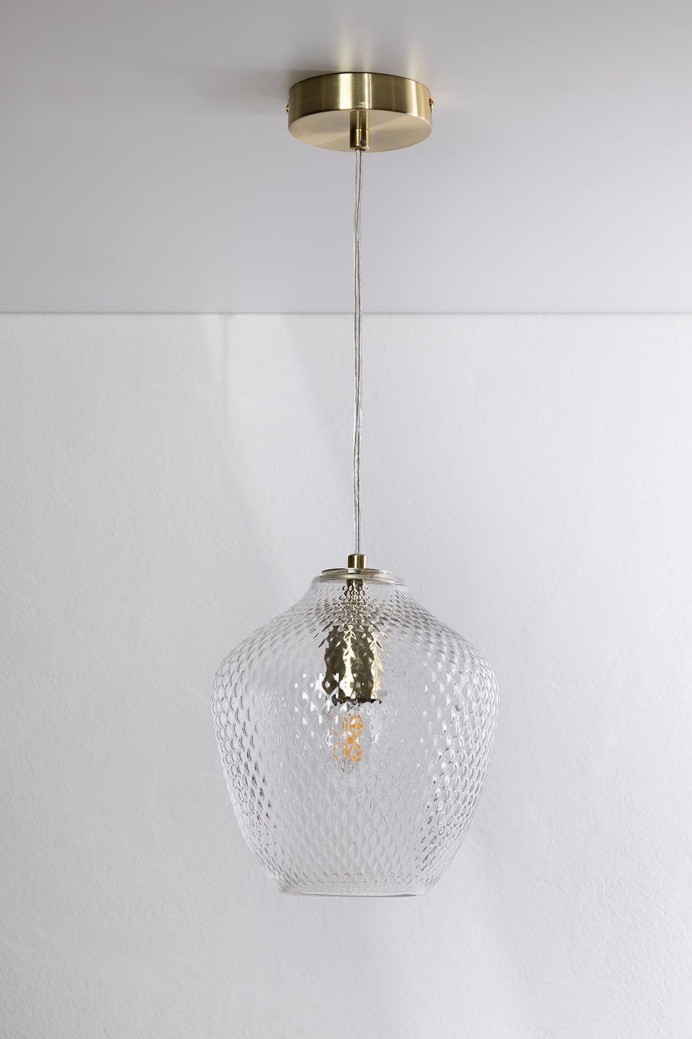 Suspension en fer et verre Taylor, image de la galerie 3