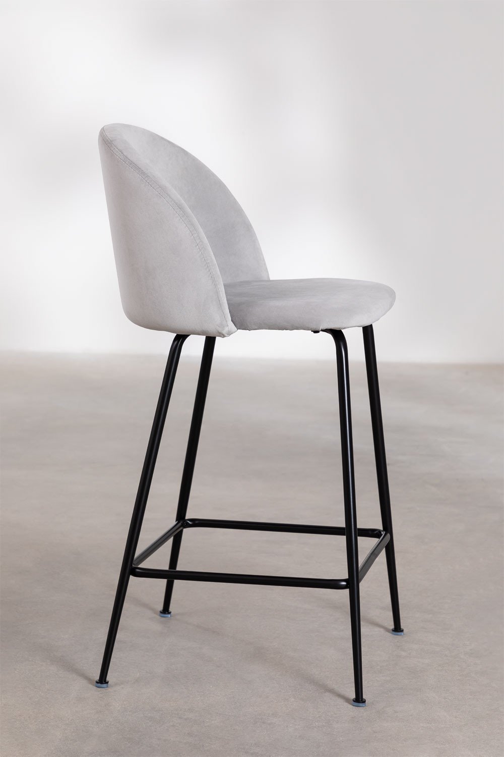 Tabouret Haut en Velours Kana Design, image de la galerie 2