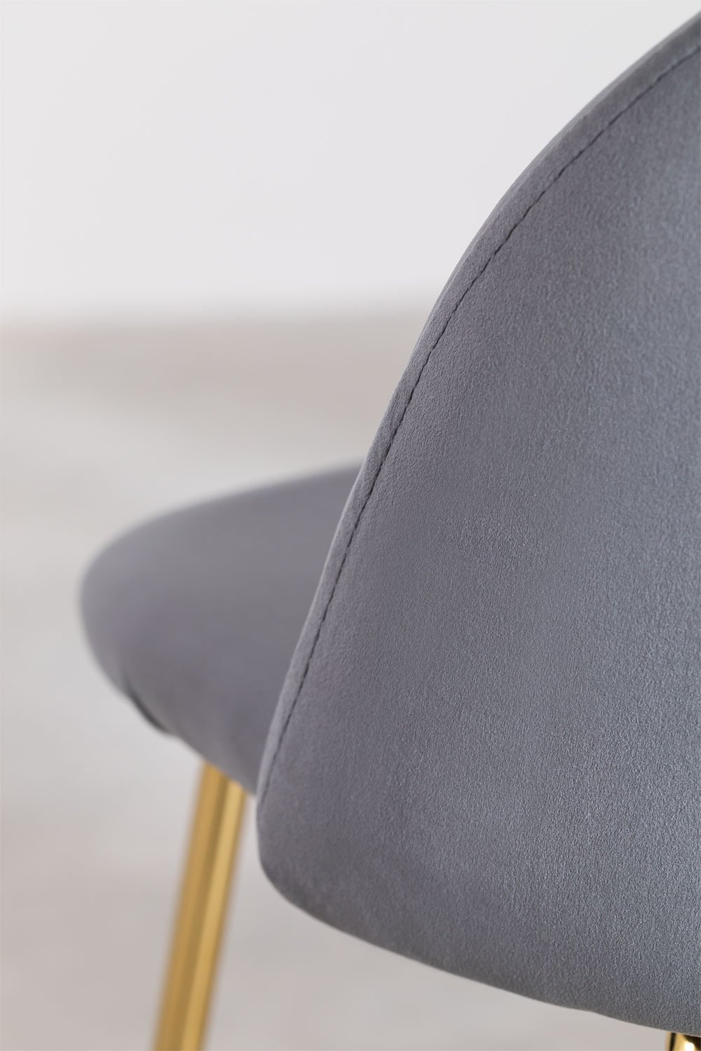 Tabouret haut en velours Kana Design, image de la galerie 6