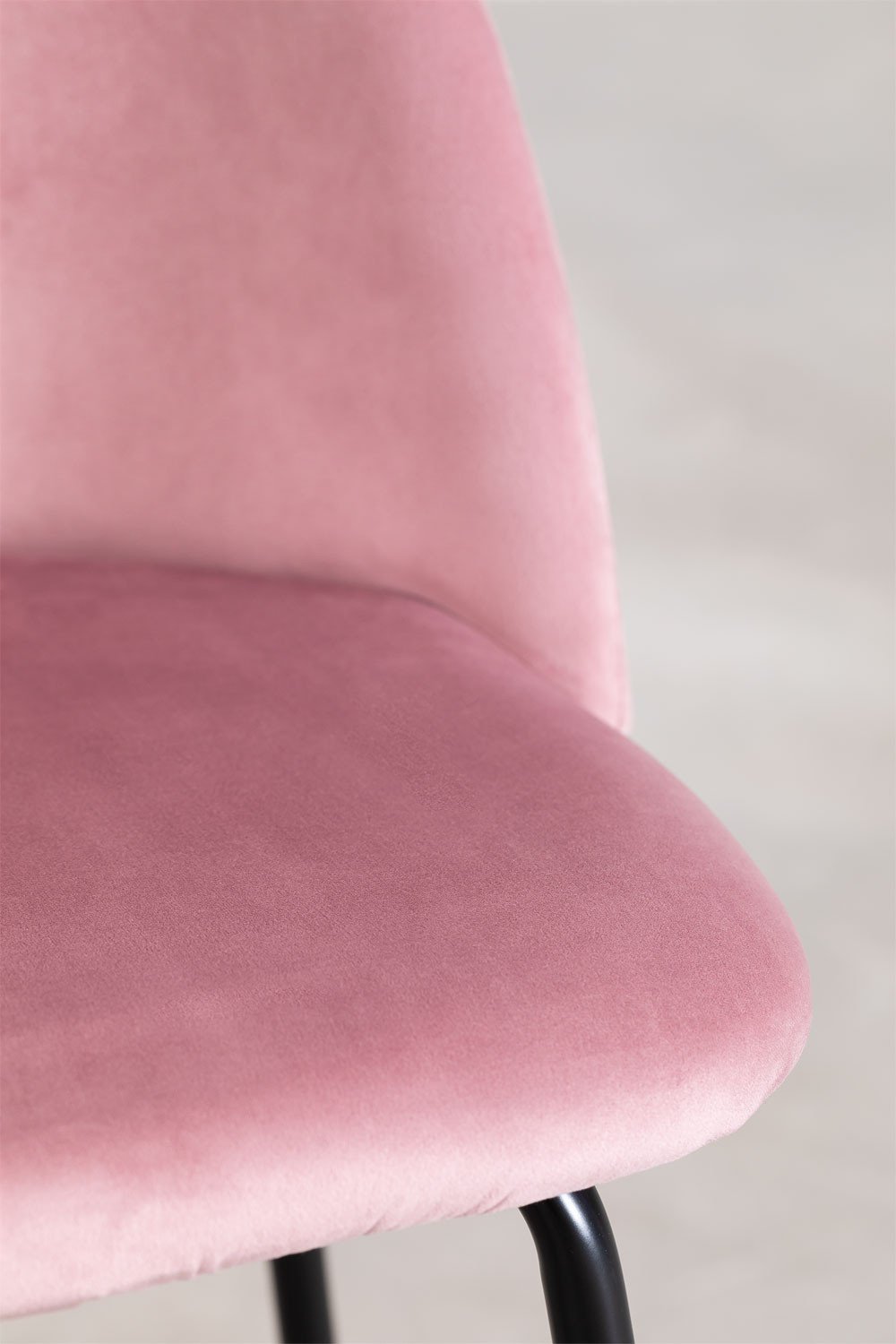 Tabouret haut en velours Kana Design, image de la galerie 5