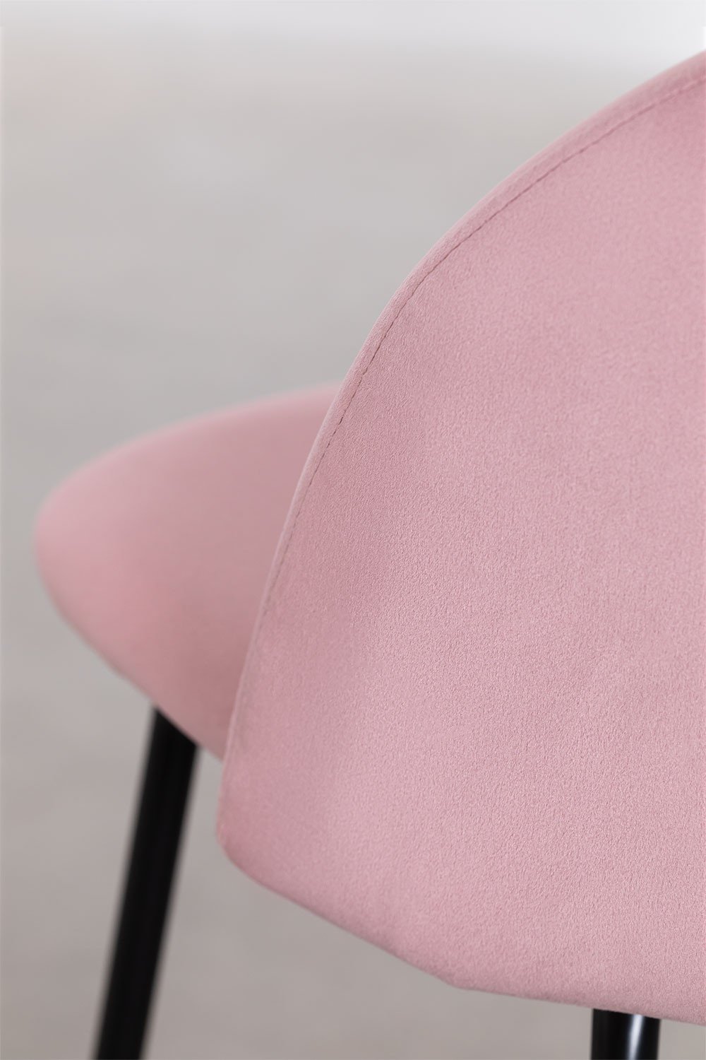 Tabouret haut en velours Kana Design, image de la galerie 6