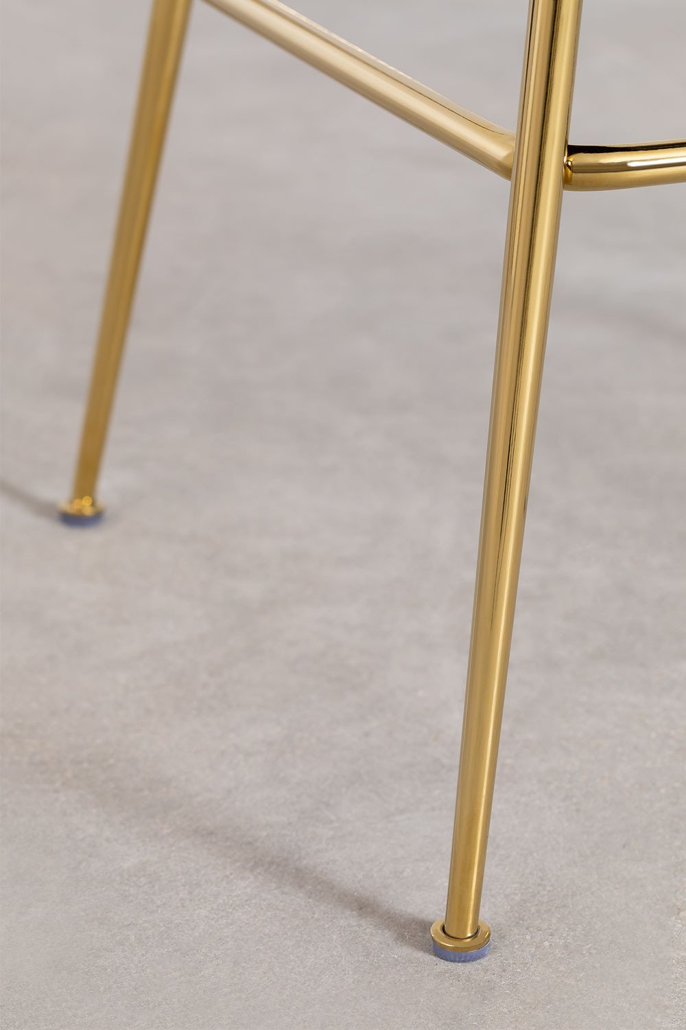 Tabouret haut en velours Kana Design, image de la galerie 6