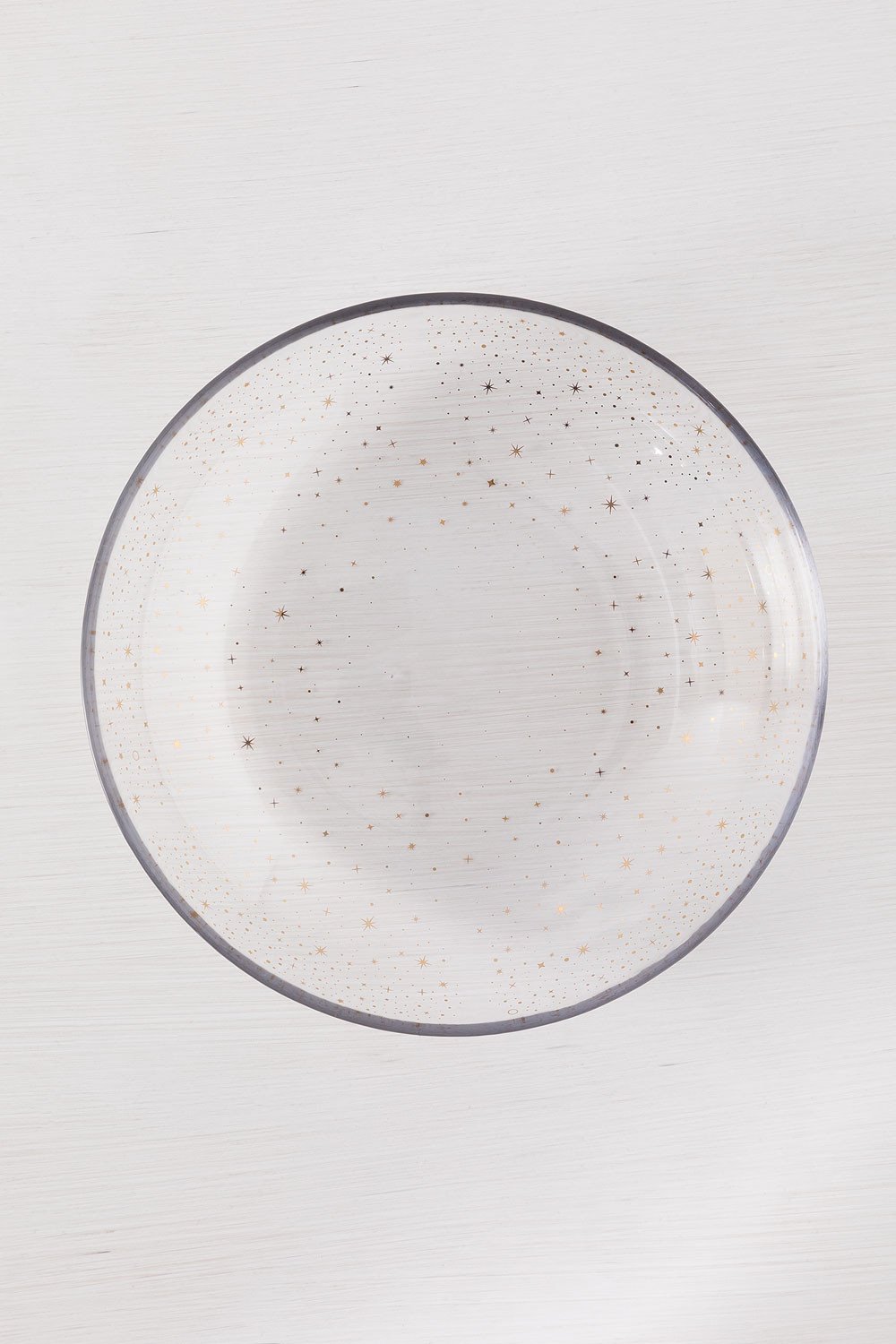 Pack de 4 assiettes creuses en verre Byron, image de la galerie 5