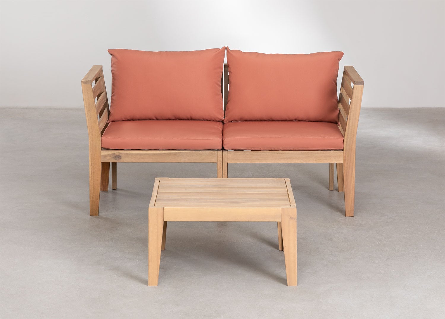 Ensemble de canapés modulaires 2 pièces Filips avec accoudoirs et table basse                    , image de la galerie 3