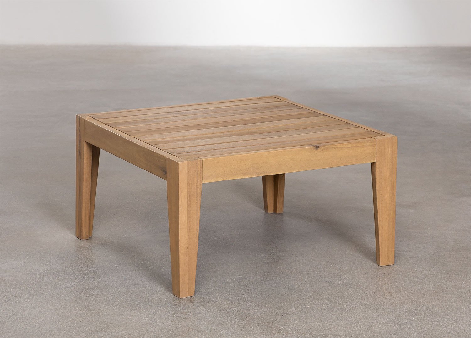 Ensemble de canapés modulables 3 pièces Filips avec accoudoirs et table basse en bois d'acacia      , image de la galerie 7