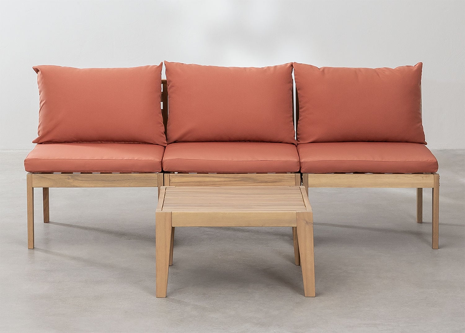 Ensemble de jardin Filips avec canapé modulable 3 pièces et table basse              , image de la galerie 3