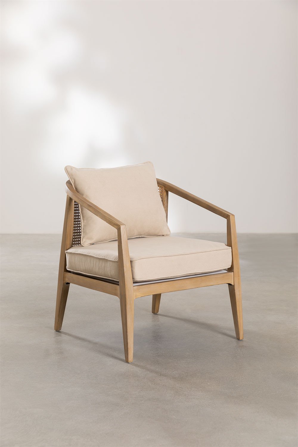 Fauteuil en bois Kairos, image de la galerie 2