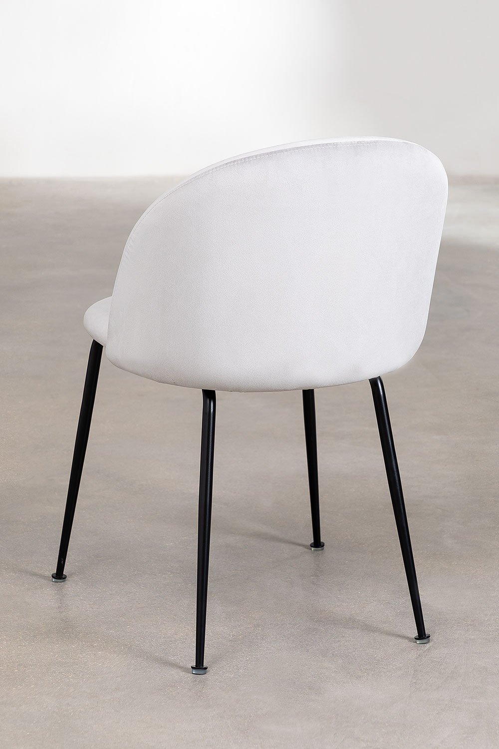 Chaise de salle à manger en velours Kana Design, image de la galerie 5