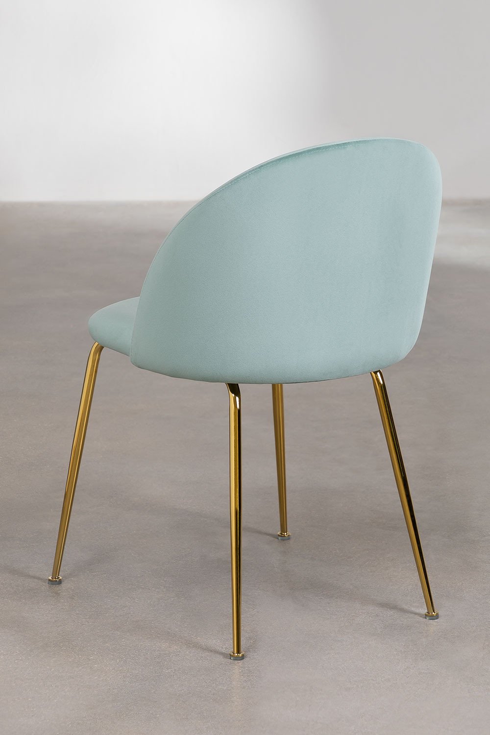 Chaise de salle à manger en velours Kana Design, image de la galerie 5