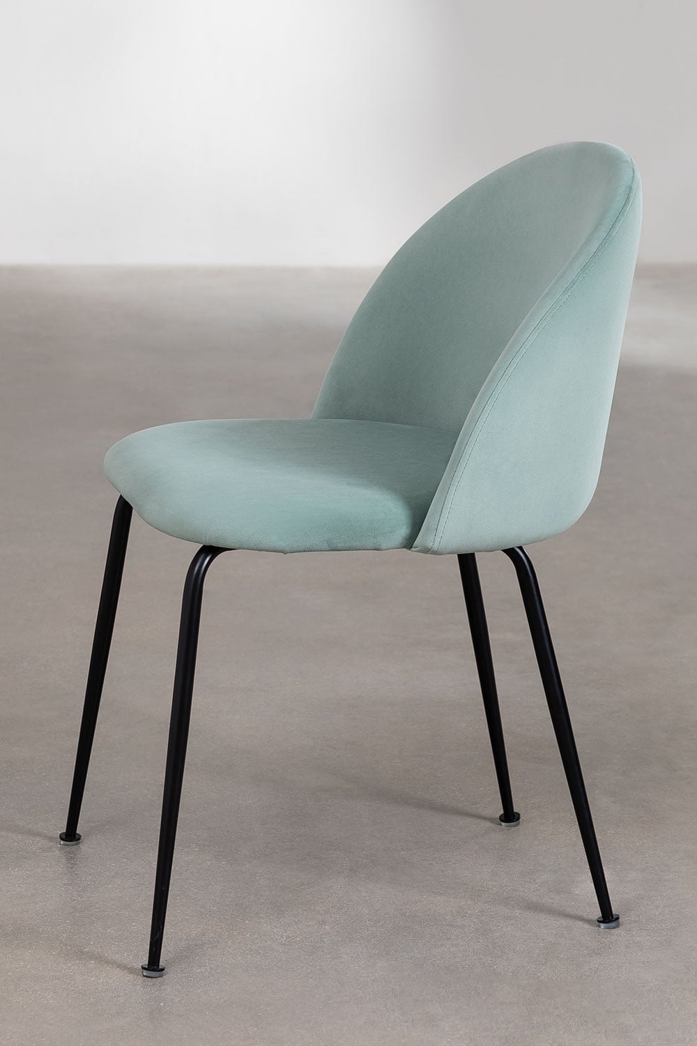 Pack de 2 chaises de salle à manger en velours Kana Design, image de la galerie 4