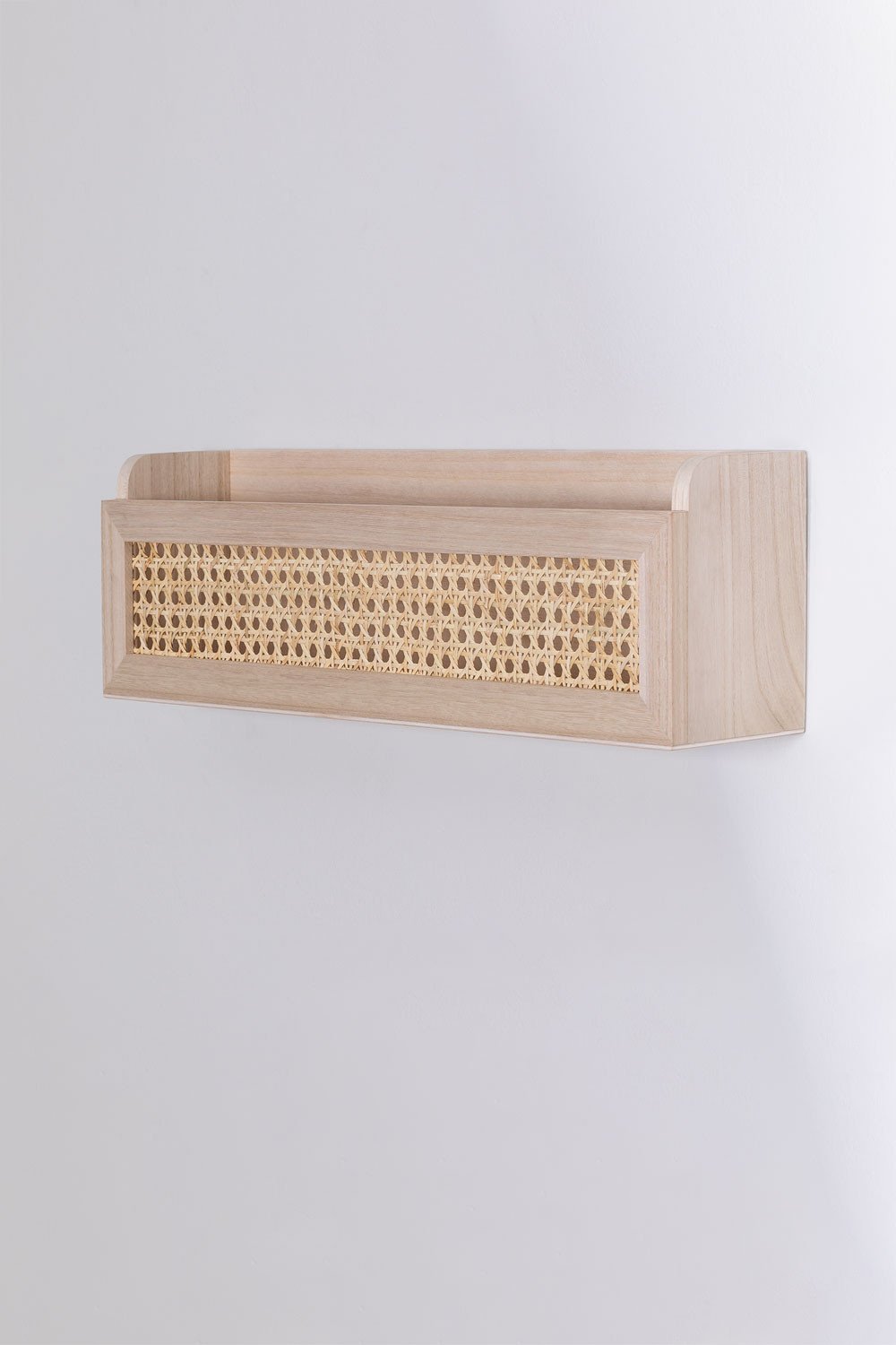 Étagère en rotin et bois Arxie, image de la galerie 3