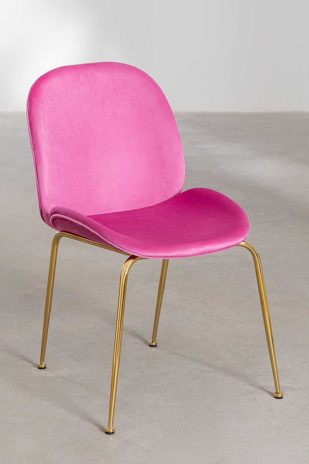 Chaise de salle à manger en velours Pary , image de la galerie 2