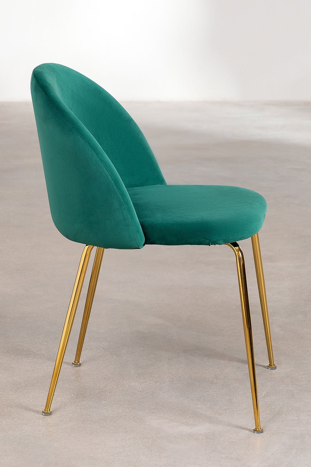 Chaise de salle à manger en velours Kana Design, image de la galerie 4