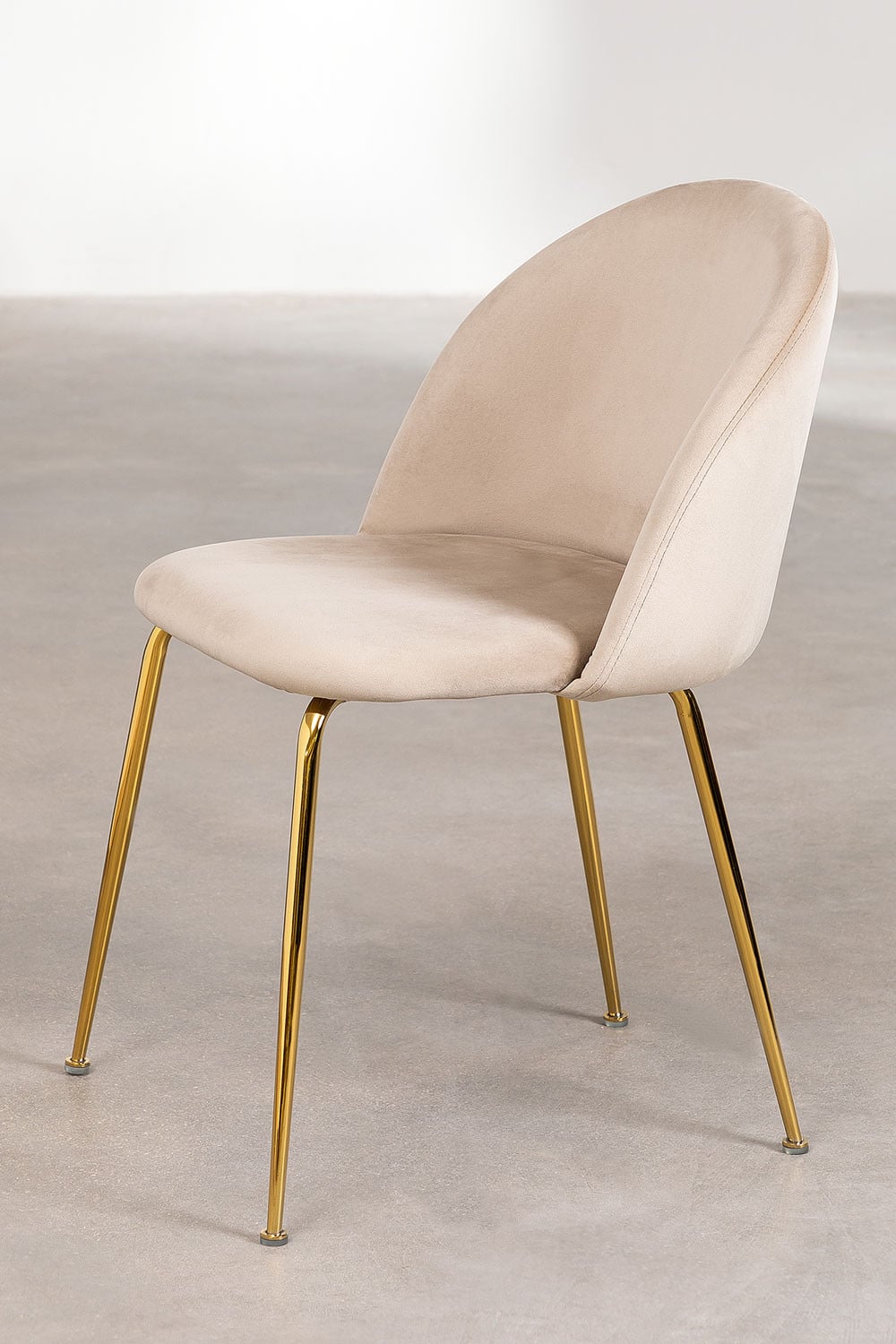 Pack de 2 chaises de salle à manger en velours Kana Design, image de la galerie 4