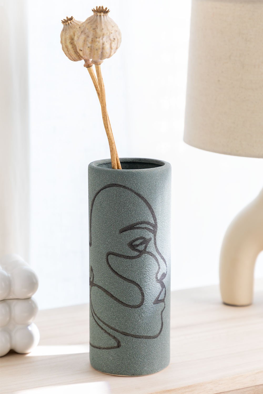 Vase en Céramique (23cm) Olaf, image de la galerie 1