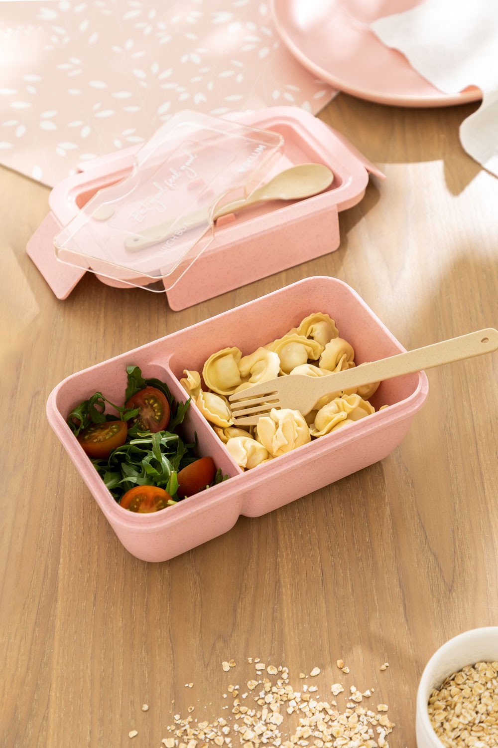 Lunch Box avec Couverts (850 ml) Viedsel - SKLUM