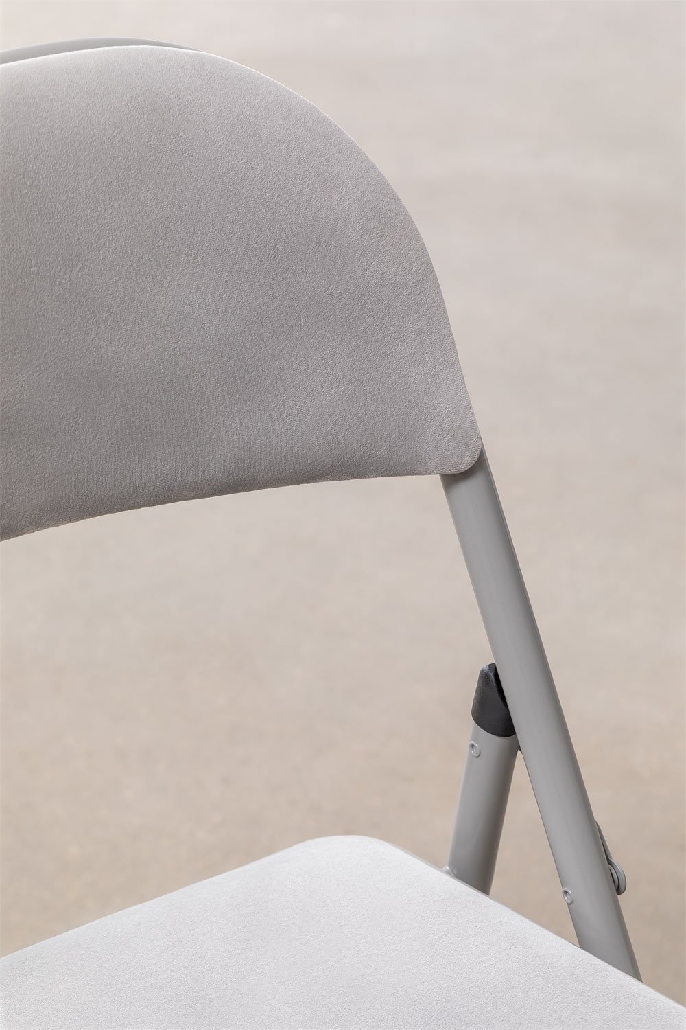 Pack 2 Chaises Pliantes en Velours Keiren, image de la galerie 5