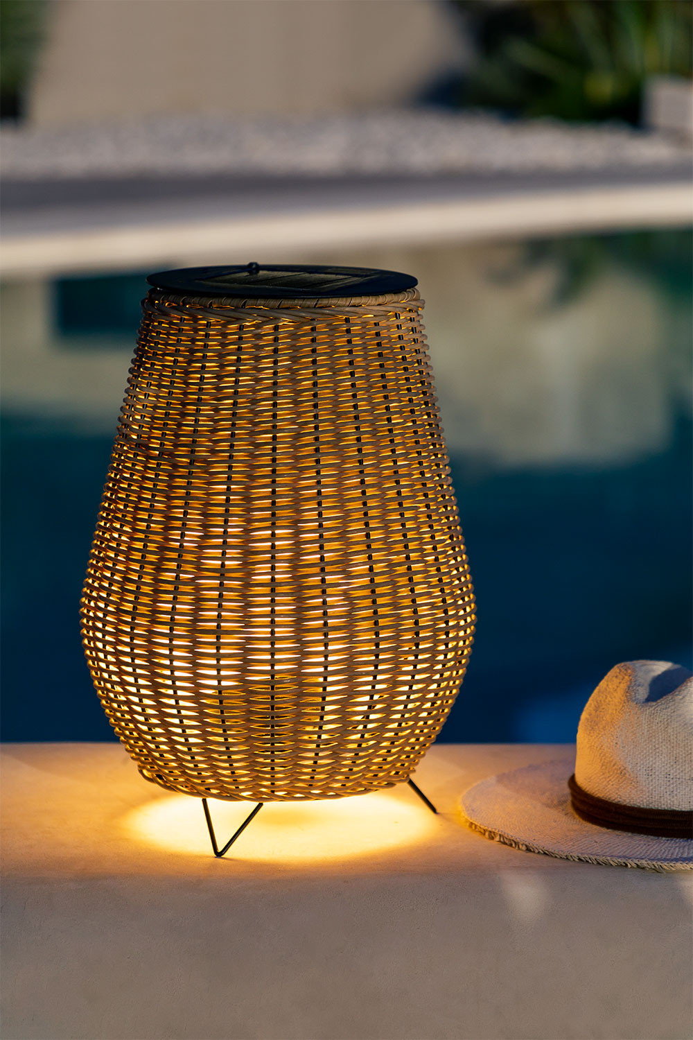 Lampe Solaire de Table Sans Fil d'Extérieure Renji, image de la galerie 1