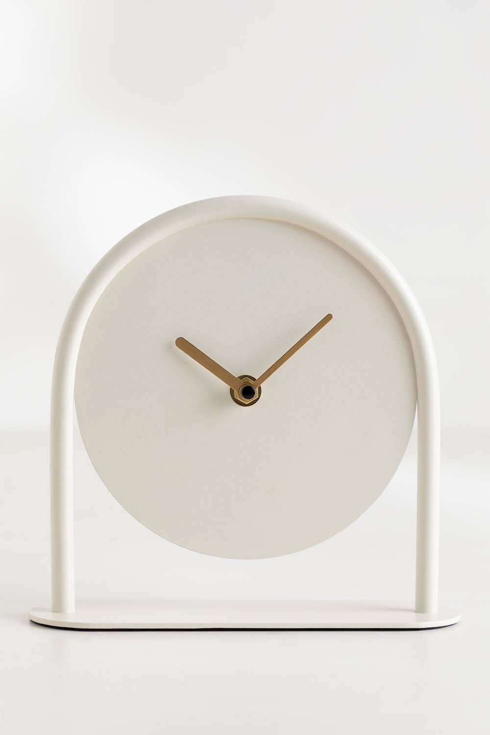 Horloge de table en métal