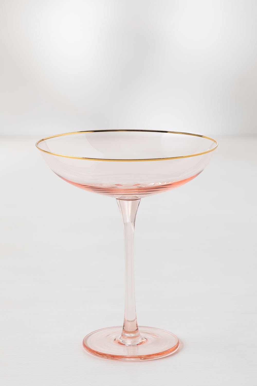 Coupes à champagne artisanales en verre strié Cami, 4 pièces